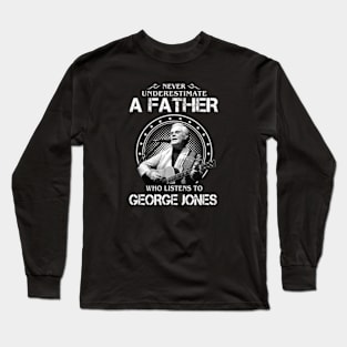 Never Underestimate A Father Who Listens To Long Sleeve T-Shirt